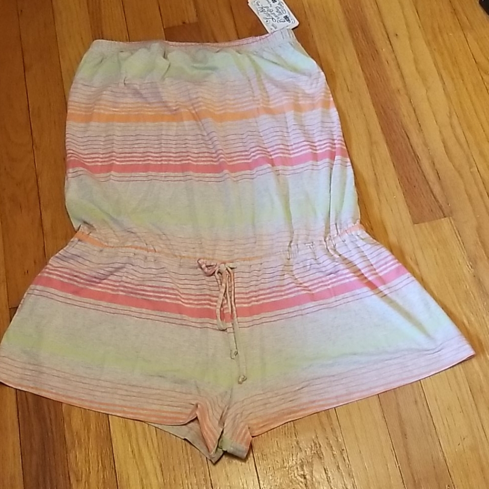 STRAPLESS ROMPER-NWT-Lucky Brand - Picture 1 of 6